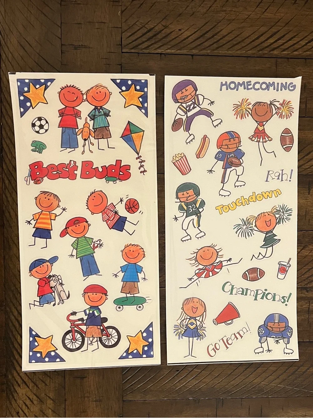 Assortment of Scrapbooking Stickers